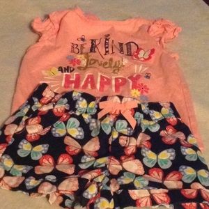 Colorful butterfly outfit